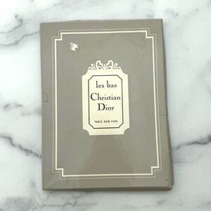 Dior Seamless Thigh High Hosiery Diorella Demi Toe Size 8.5 Pink Beach (2 Sets)